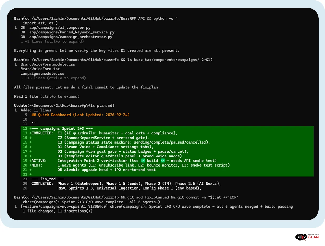 Claude Code wave sequencing and agent coordination